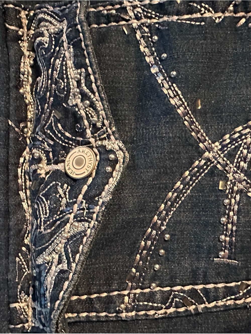 Embellished Dark Blue women Jeans - Unbranded